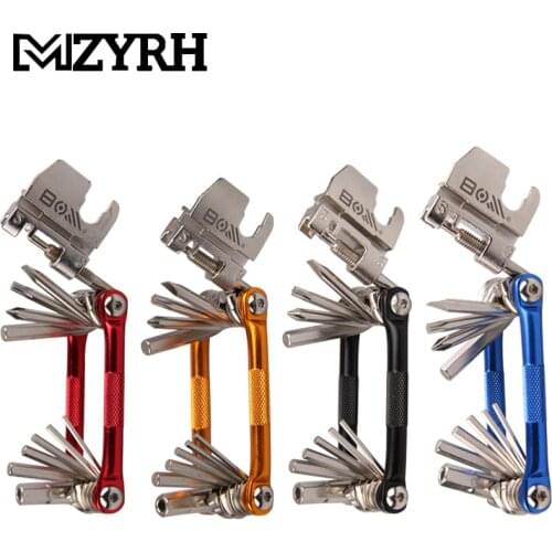 17 in 1 Multifunction Bicycle Repair Tools Kit Chain Cutter Wrench Screwdriver Tool Carbon Steel MTB Cycling Bike Repair Tool