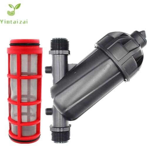 2pcs 3/4" 1" 120Mesh Y Screen Irrigation Filter Stainless Steel Mesh Gardening Agriculture Filter Drip Irrigation K108