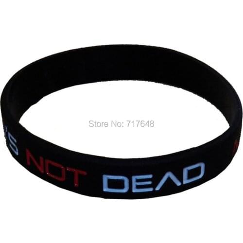200pcs Gods Not Dead GND wristband silicone bracelets free shipping by FEDEX