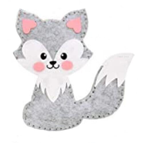 2021 New Fox puppet felt woven toy Cutting Dies Wooden Knife Die Compatible With Most Manual Die Cut Cutters