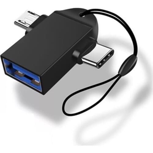 OTG Type C Adapter 2 In 1 OTG Micro USB Converter USB C 3.0 for Flash Disk Mouse Connector For Android Smartphone USB Plug