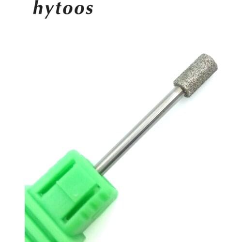 HYTOOS Sale Barrel Diamond Nail Drill Bit 3/32" Rotary BurrManicure Cutters Pedicure Drill Accessories Nail Mill Tools-B0408D