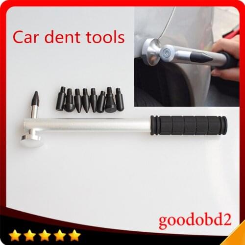 Car Professional dent Ding Hammer Paintless Removal Tools Knock Tool with 8heads for different size shape tuber