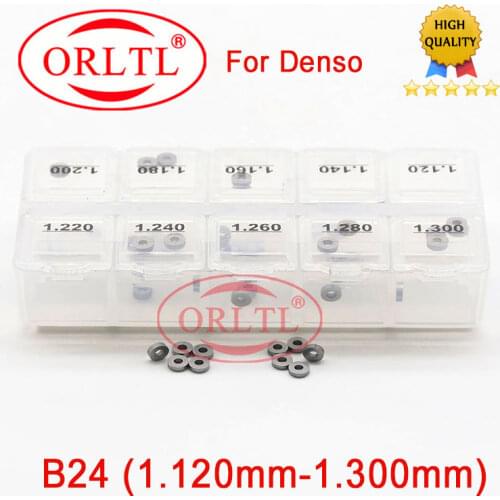 B24 Washer Shim 1.20-1.38 0.02mm Accuracy Fuel System Common Rail Injector Adjustment Gasket Kit for-Denso