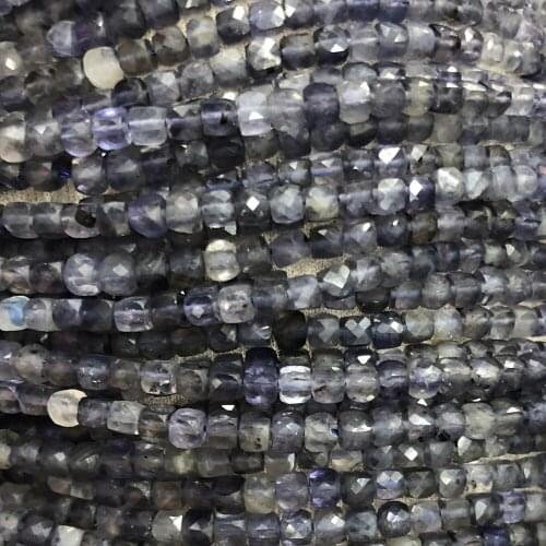 Natural Semi Precious Stone Beads Mini Cordierites DIY For Making Necklaces And Bracelets 4 mm