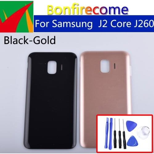 Original quality For Samsung Galaxy J2 Core J260 J260G J260SM J260F Housing Battery Cover Back Cover Case Rear Door Chassis