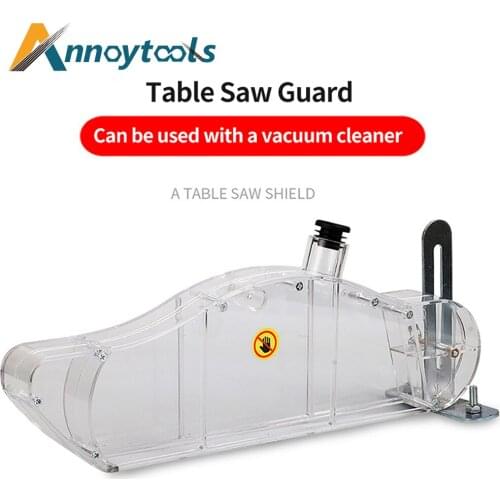 Table saw Dust cover protective cover DIY Woodworking Shell Transparent connectable vacuum cleaner Safety Stand Anti Dust