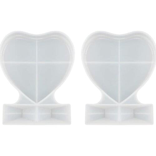 Photo Frame Epoxy Resin Mold Large Heart Picture Frame Silicone Molds for Home Decoration DIY Crafts and Handmade Gifts