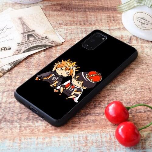 For Samsung Galaxy Haikyuu Hinata Kageyama Soft TPU border Samsung Galaxy Case