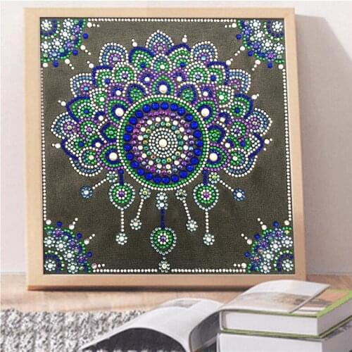 New 5D DIY Diamond Painting Special Shape Diamond Cartoon Flower Diamond Embroidered Cross Stitch Sticker