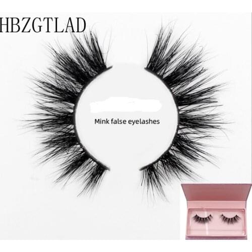 NEW Eyelashes 3D Real Mink Eyelashes Natural Long False Eyelashes 100% Hand Made False Lashes Eye Extension cilios Long lasting