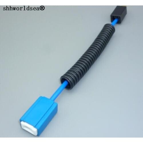 Shhworldsea 100pcs H1 Male to Female Wire Harness Sockets Extension Cable for Car Headlamp Foglight connector h3 auto