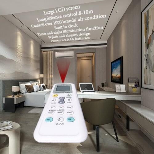 Elistooop Universal Low Power Consumption 1028E Air Condition 1028E LCD A/C Muli Remote Control Controller