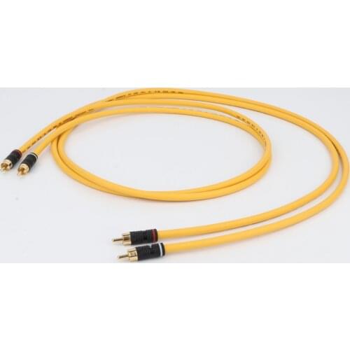 VDH Hifi audio D102MKIII Silver plated RCA cable, DIY RCA Match plug HIFI Audiophile Cable for audio amp