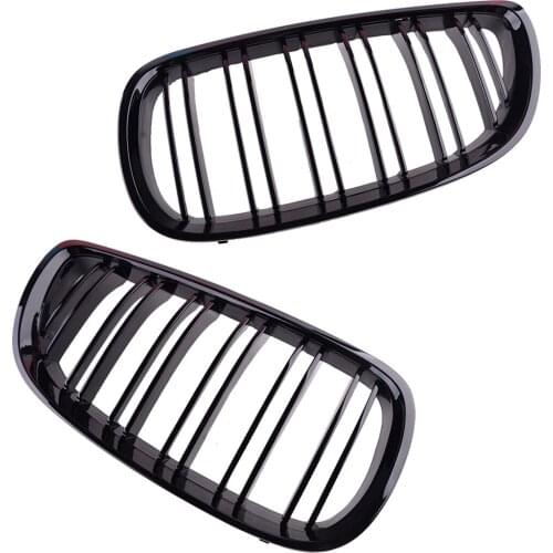 1 Pair Car Front Bumper Kidney Grill Grille 51137157275 51712155450 51137157276 Fit For BMW 3 E92 E93 M3 2-Door 2008 2009 2010