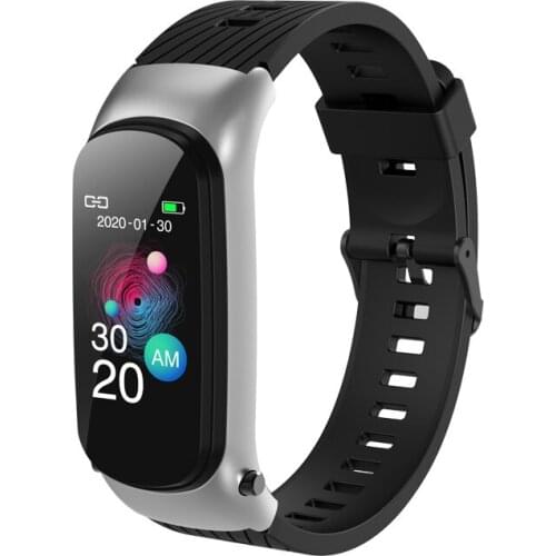 2 in 1 new waterproof Fitness with Wireless Earphone Smartwatch Band smart watch con auriculares