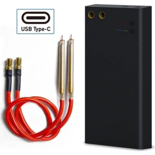 6 Gears Adjustable Mini Spot Welders Type-C Interface Quick-Releases Pens Spot Welding Machine Spot Welding Pen for 18650 Batter