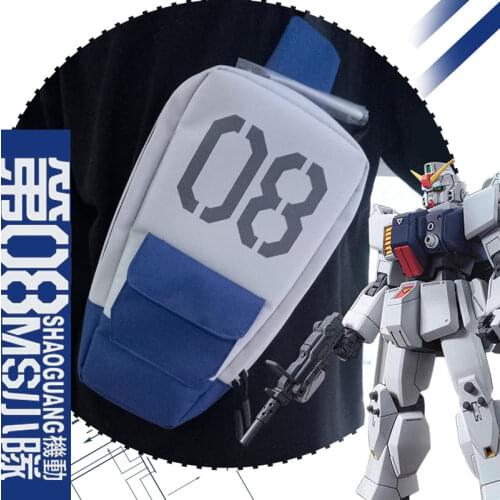 Anime Cosplay Mobile Suit Gundam Cross Body Student Messenger Bag Japanese The 08th MS Team RX-79G Ground Gundam Shield Bag