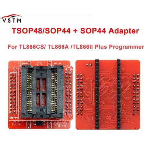Free Shipping Original TSOP48/SOP44 IC Adapter for Minipro TL866A TL866CS TL866II PLUS Universal USB Programmer+SOP44 Adapter