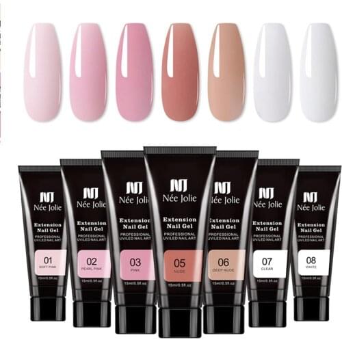 Nail Art Gel Crystal Nails Extension Gel Nail Polish Born Pretty Camouflage UV LED Glue Finger Extension Quick Building 30ml