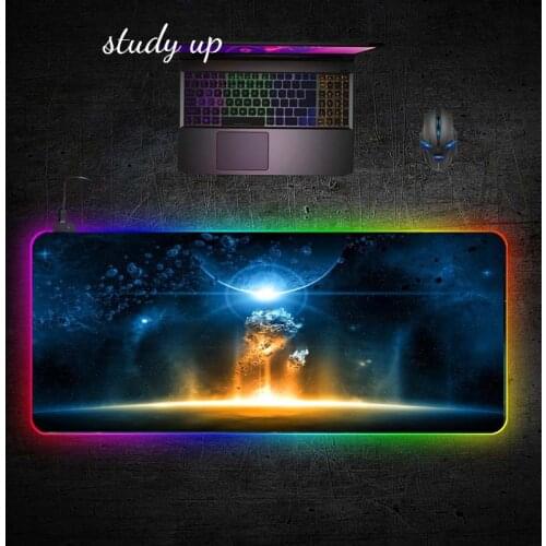 Gaming Mouse Pad RGB Mouse Pad Gamer Large Mouse Mat Big Computer Mousepad Led Backlight XXL Surface Mause Pad Keyboard Desk Mat