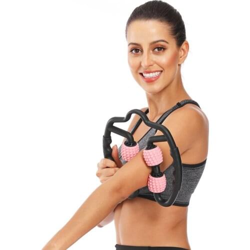 Multi-Functional Foam Shaft Roller Massager Muscle Relaxer Hand Arm Neck Leg Massage Stick Yoga Fitness Relieve Body Soreness