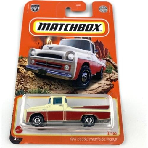 2021 Matchbox Cars 1957 DODGE SWEPTSIDE PICKUP 1/64 Metal Diecast Collection Alloy Model Car Toys