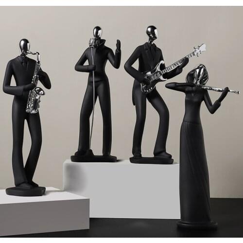 Desktop Decoration Music Character Art Decoration Wine Cabinet TV Cabinet Decoration Resin Sculpture Crafts