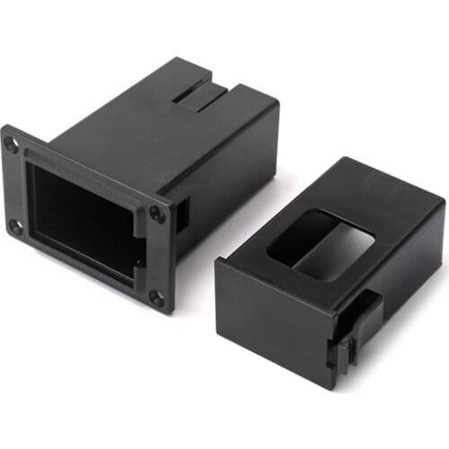 New 1pc 9V Battery Black Holder Case Box Compartment Cover Guitar Bass Pickup