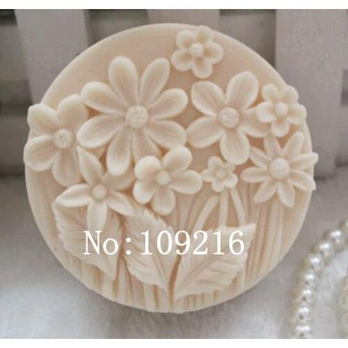 Wholesale!!!1pcs Little Many Flowers(zx73) Silicone Handmade Soap Mold Crafts DIY Mould