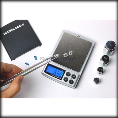 By dhl or ems 50pcs 500 x 0.01g Pocket Electronic Digital Jewelry Scales Weighing Kitchen Scales Digital Pocket Scale Mini Scale