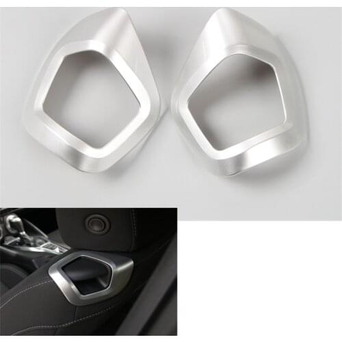 Fit For Chevrolet Camaro 2017+ ABS Car Seat Back Manual Adjustment Handle Trim Frame Car-styling Bezel 4 Colors Available