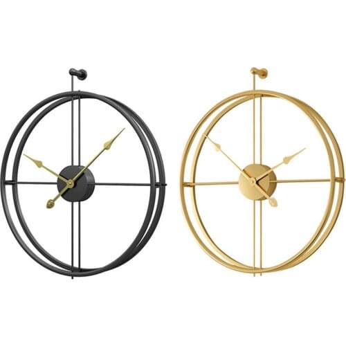 Simple European Style Mute Iron Wall Clock Modern Design Home Office Decoration Wall Decoration Wall Clock reloj de pared