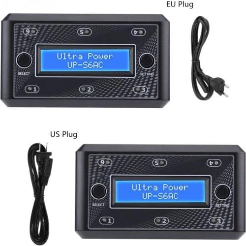 2 Plug Type LCD screen Remote Control RC Model Accessory Universal Battery Intelligent Charger ultra power UP-S6AC 100-240V