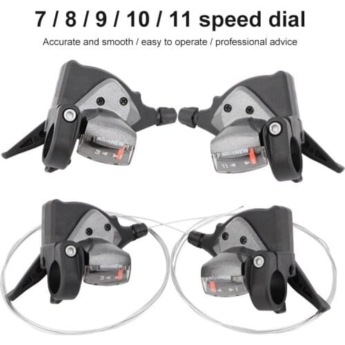 Micro Right Left Bicycle Derailleurmountain Bike Shift Lever Shifter 7 8 Speed 9 10 11S Split Fingerposts Bike Bicycle Parts