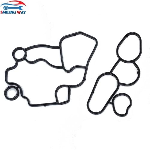 SMILING WAY# Oil Filter Cooler Housing Gasket For Audi A3 A4 A6 TT VW Eos GTI Jetta Passat