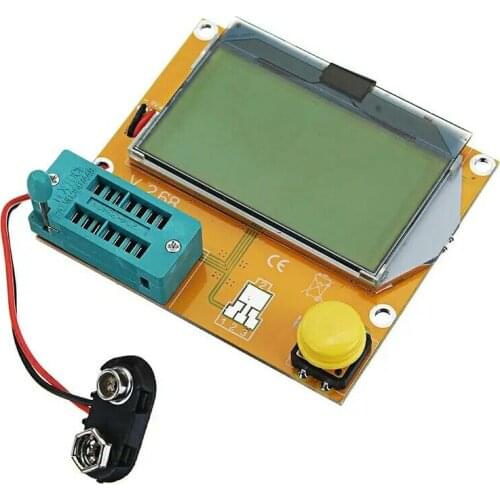 Backlight LCR-T4 Mega328 Transistor Tester Diode Triode Capacitor Tester w/Shell