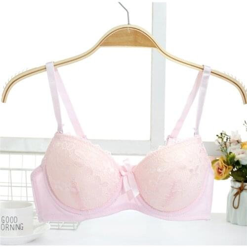 High quality underwire push up bra gathered breast woman bra double cup Push Up T Shirt Bra