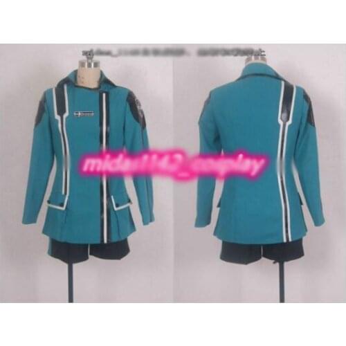 World Trigger Amatori Chika Team Uniform Cosplay Costume with gloves 11