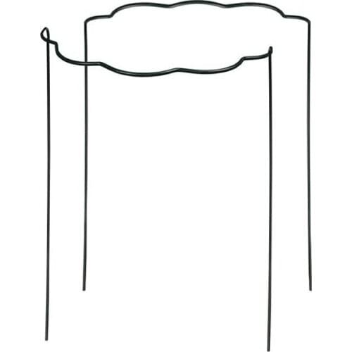 Plant Support Garden Stake, Wave Border Plant Stem Support Ring Cage for Climbing Plants Flowers Vine