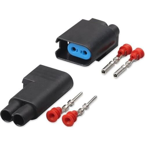 100Set 2 Way Wheel ABS Sensor Scoket Automotive Motor Car Engine Lamp Socket Plug