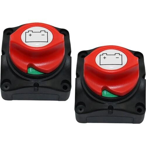2 Packs 400A Battery Isolator Disconnect Power Switch For Car Marine Boat