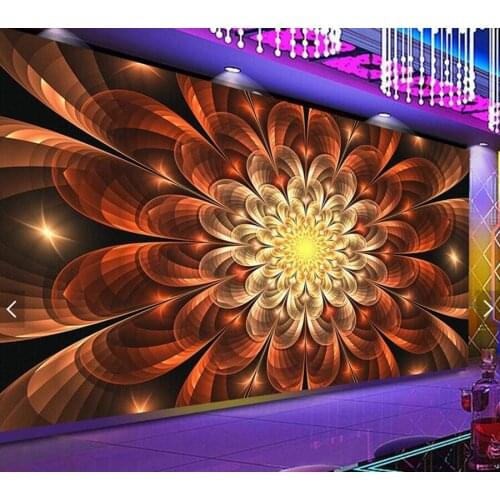 Custom papel DE parede 3d,cool flower mural for living room bar KTV background home decor wallpaper