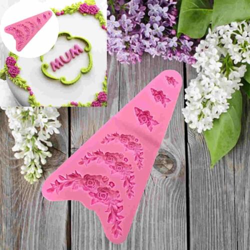 3D Silicone Flower Floral Fondant Mould Cookie Molds Soap Chocolate Mould DIY New