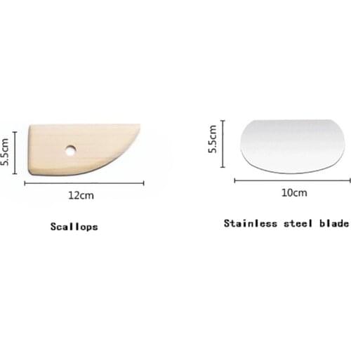 8 Pcs/Set Multi-function Wood and Stainless Steal DIY Pottery Ceramics Clay Sculpture Modelling Kit K