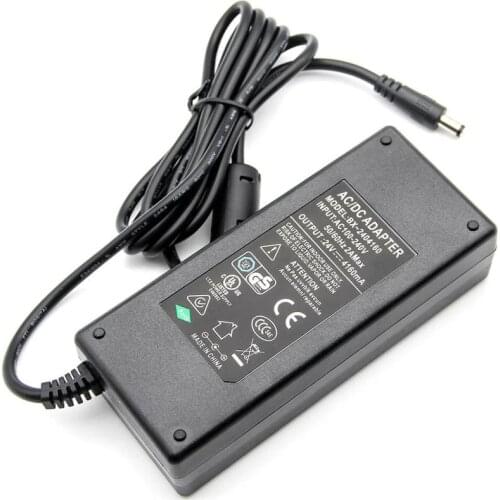 24V 4.16A Power Supply Adapter Input AC 100-240V To Output DC 24V Transformer EU US UK AU Plug