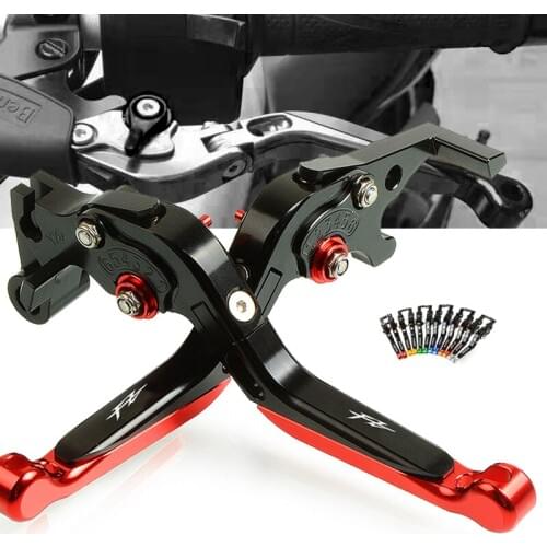 Motorcycle Accessories CNC Aluminum Brake Clutch Levers Adjustable Folding Extendable For yamaha FZ1 FZ8 FZ6 FZ 1 FZ 8 FAZER