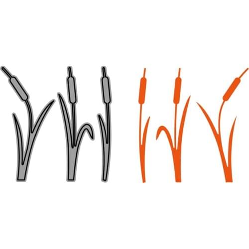 CH New Arrival Rice Ear Metal Cutting Dies 3D DIY Scrapbooking Carbon Sharp Craft Die Photo Invitation Cards Decoration