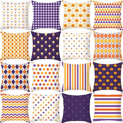 Ins Nordic Stripe Geometric Pattern Polyester Pillow Case Home Decor Cojines Decorativos Para Sofa