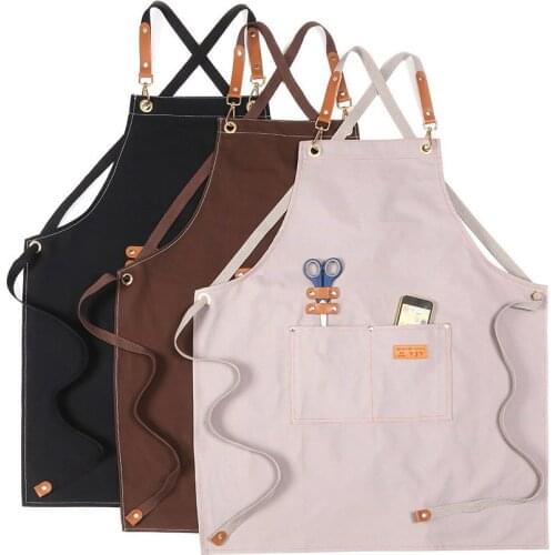 Apron Denim Canvas Waist West Point Baking Florist Coffee Shop Work Clothes Shop Clothes